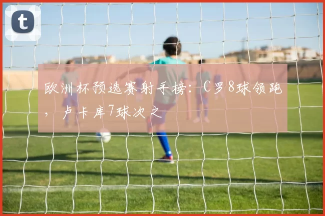 欧洲杯预选赛射手榜：C罗8球领跑，卢卡库7球次之